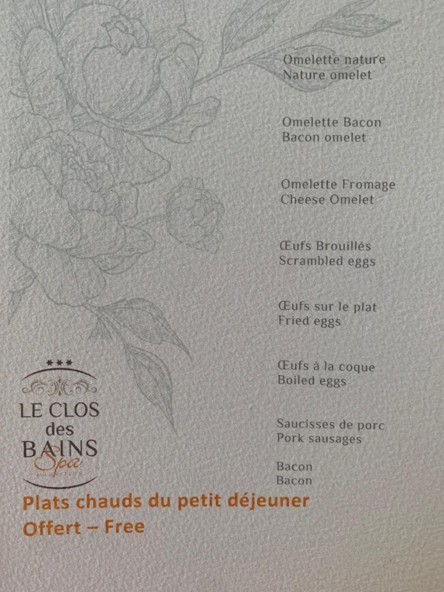 Le Clos Des Bains Mauritius Blue Bay Dış mekan fotoğraf